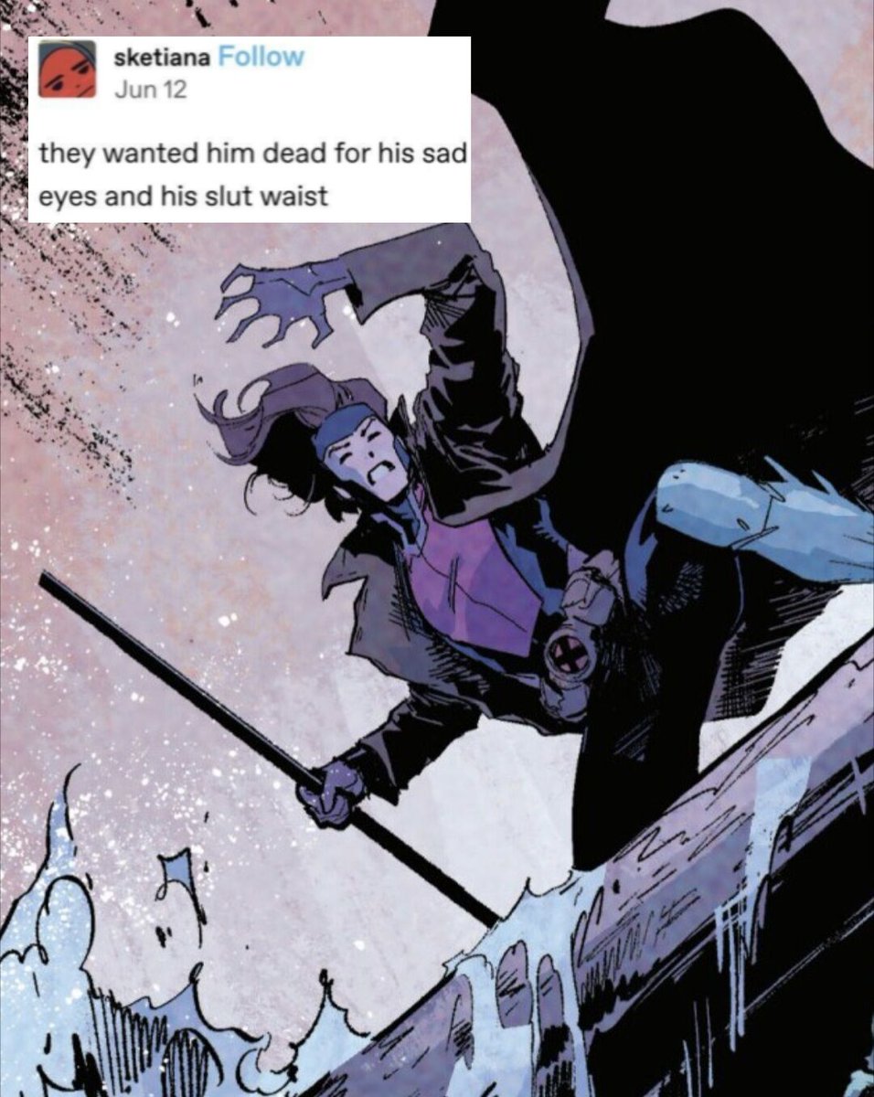 PunkerDuckie's tweet photo. That waist tho

#gambit #gambitmeme #remylebeau #xmen https://t.co/UP3uWkbEBF