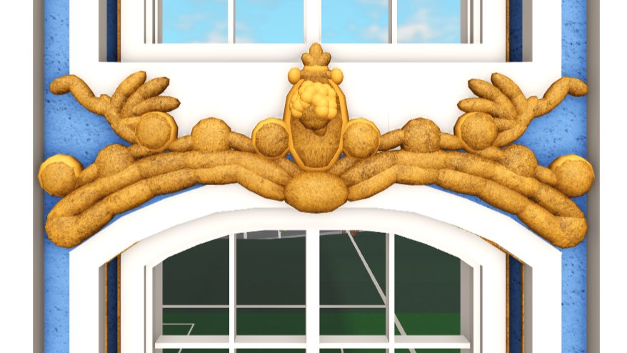 Simple window to not lose too much plot data, wip baroque palace 🙏 #bloxburgbuilds  #bloxburg