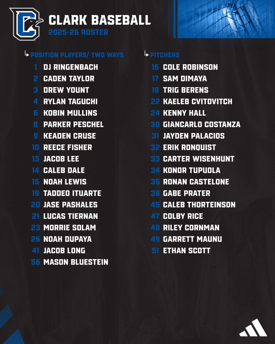 Clark College Baseball tweet media