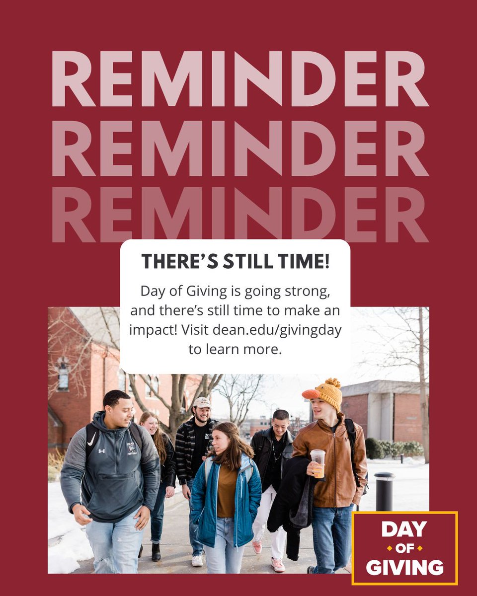 Dean College tweet media