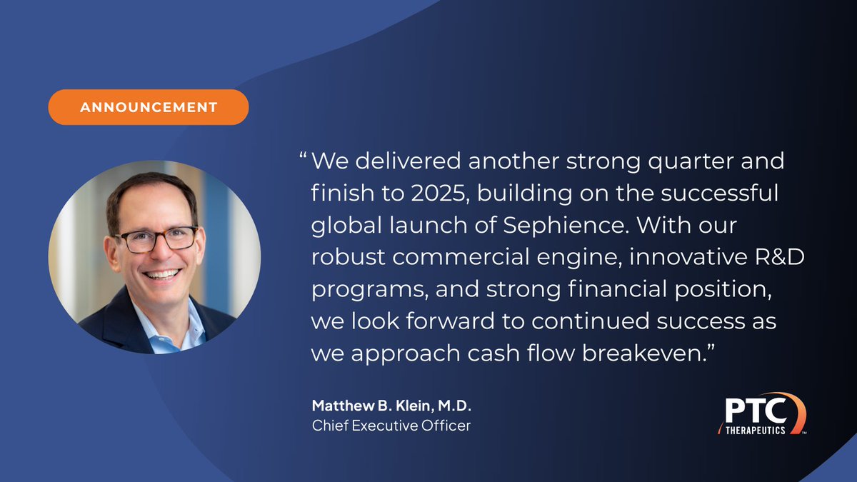 PTC Therapeutics tweet media