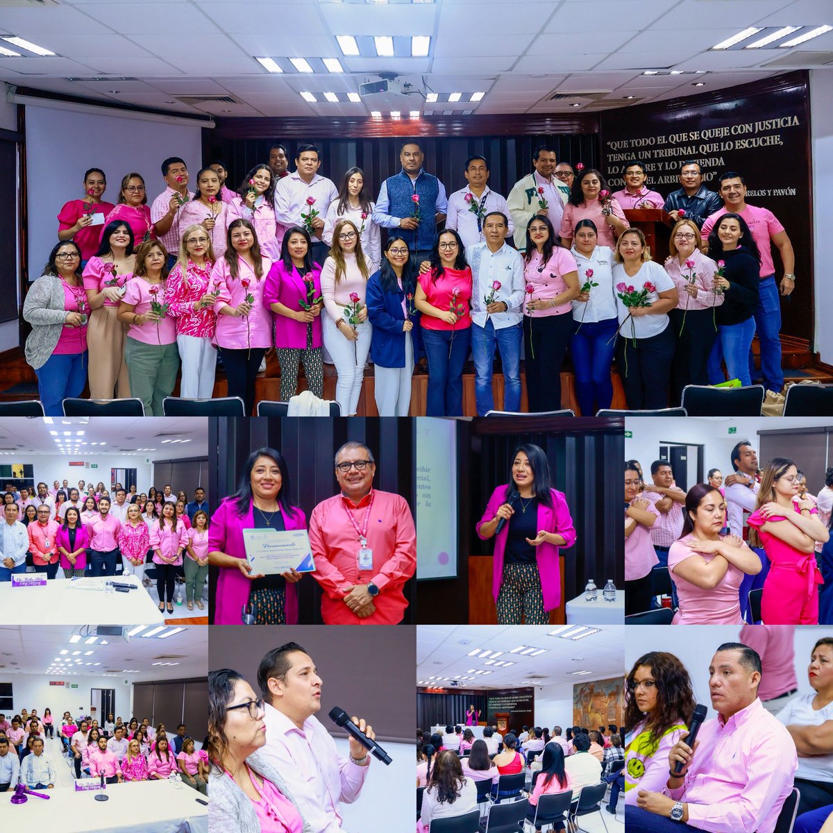 teechiapas's tweet image. 📸 Así se vivió la plática “Factores de Riesgo Psicosocial en el Trabajo (NOM-035)”, como parte de la campaña permanente del Mazo Morado. Agradecemos al Lic. Francisco Solís Medina su apoyo. 

#TEECH #TribunalAbierto