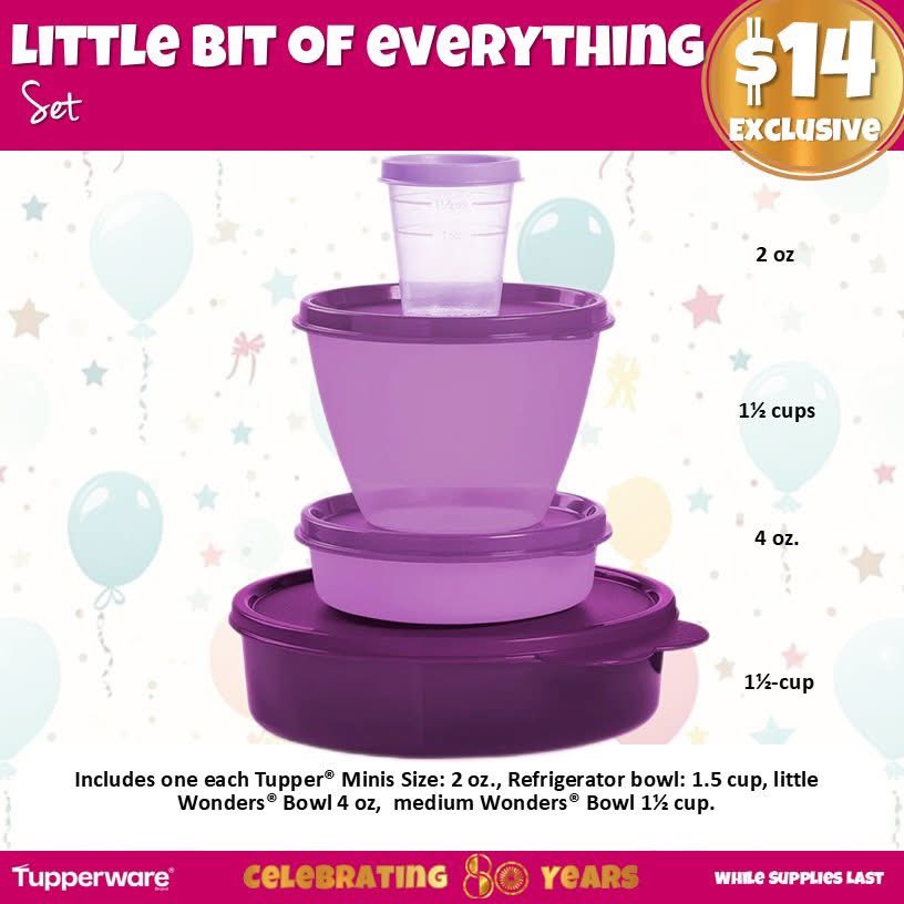 MB_TupParties's tweet photo. 🏃‍♂️💨 Run Fast! These #deals WILL NOT LAST! 💨🏃‍♂️

You can’t even get these kind of prices hosting a Tupperware Party 🎉 

Don’t #missout! Get yours now at https://t.co/SYfYnMWkI7

#Tupperware #TupperwareDeals #fomo #SalesTips https://t.co/leCD3eEtJa