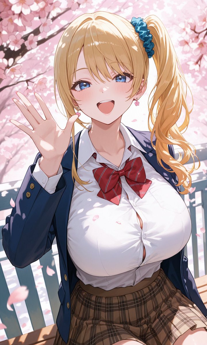 AIMas19990523's tweet image. おはようございます☀
三連休目前！
今日もがんばっていきましょう😊

This is an SFW illustration expressing the morning greetings with an AI-generated