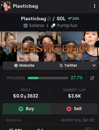 $plastic
$plasticbag is the OG ticker dex paid. Frontrunt the narrative.

4dhzznhTqNaNqwmmy1eXPZmF2fZzSjKpqvqz1ZxBpump