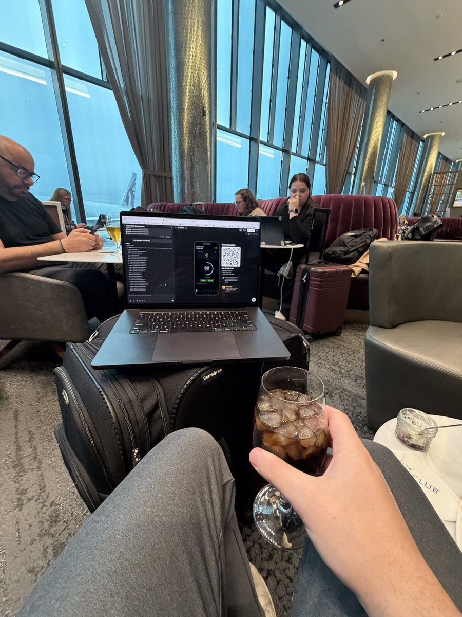 Rork Max running in airport