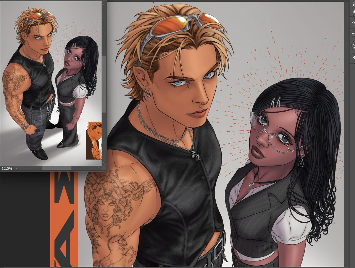 [#oc] blaze and dejanira
i like when pairs have contrasting features lol