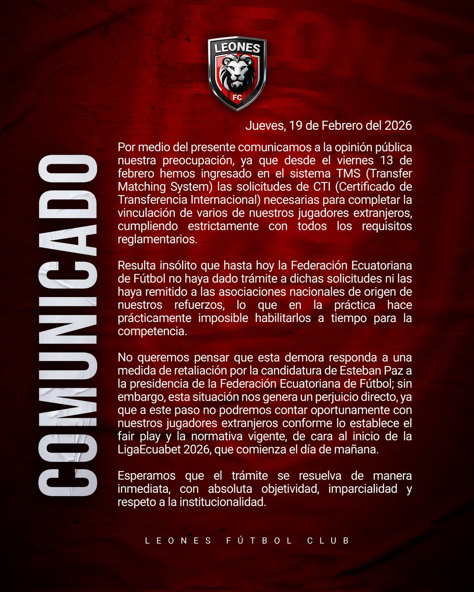 Leones FC tweet media