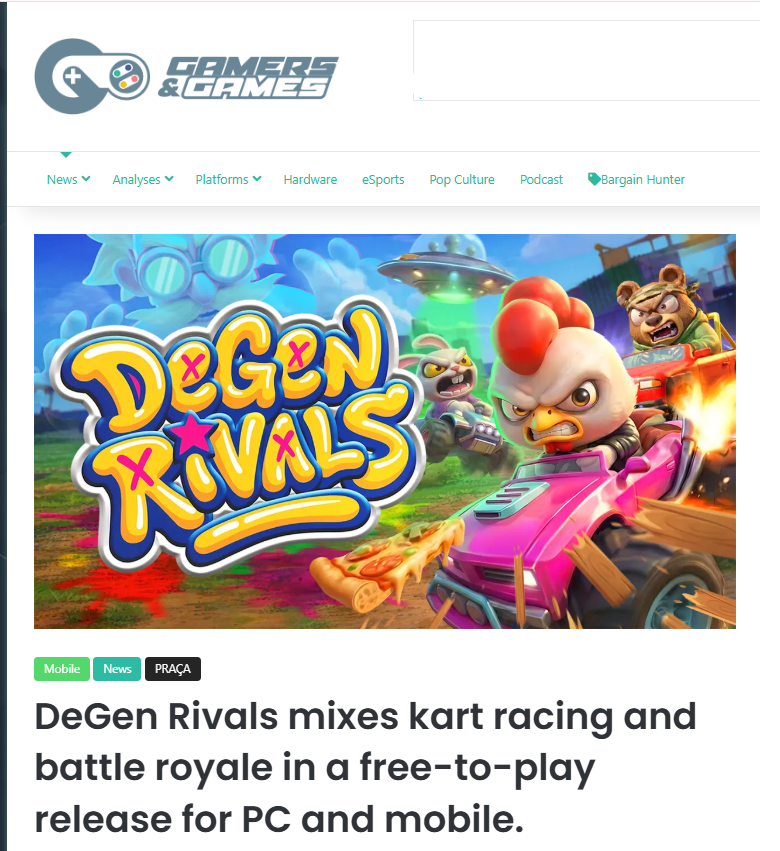DeGen Rivals - Wishlist now on Steam tweet media