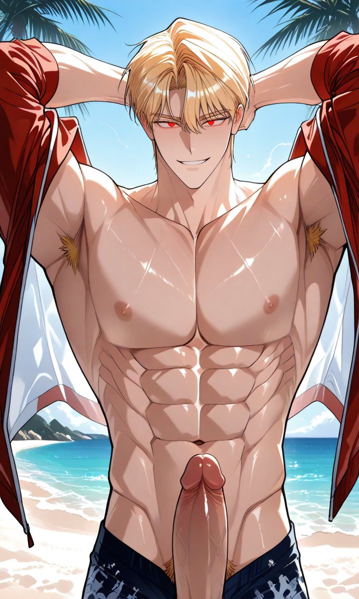 TrafalgarEros's tweet photo. Kishiar 🥵🥵🥵

#PixAi #hunks #request #yaoitwt  #bara #hunk  #noobai #eros_art #aiart #nsfw #uncensoredAI #nsfw #r19 #AIart #hunks #anime #fanart #nsfwtwt #AIイラスト #kishiar #turning https://t.co/zx8OU7773q