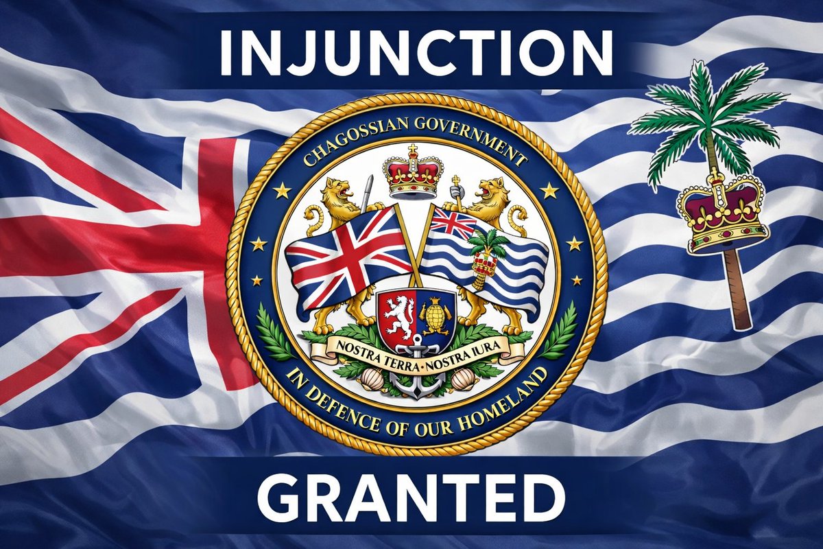 INJUNCTION FOR THE CHAGOSSIANS GRANTED! Thank you again to everyone who donated today - you’ve helped shield the Chagossian community from the threat of eviction from their islands. Huge thanks to Barrister James Tumbridge and the legal team at Keystone Law.