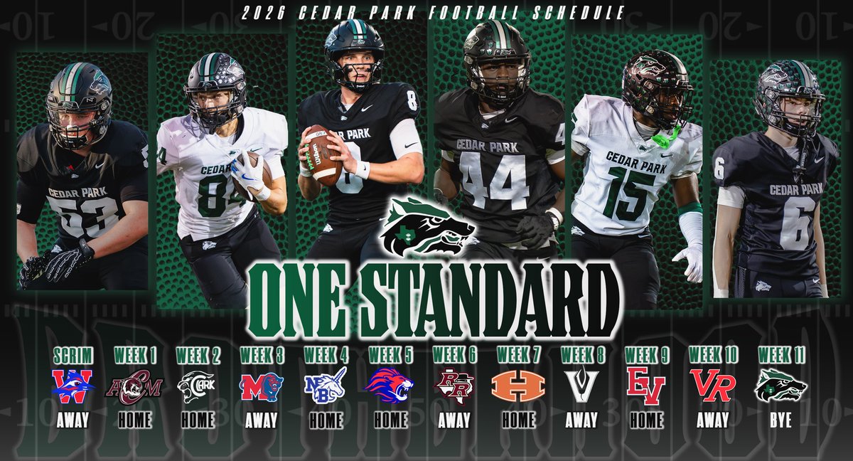 Cedar Park Football 2025 tweet media