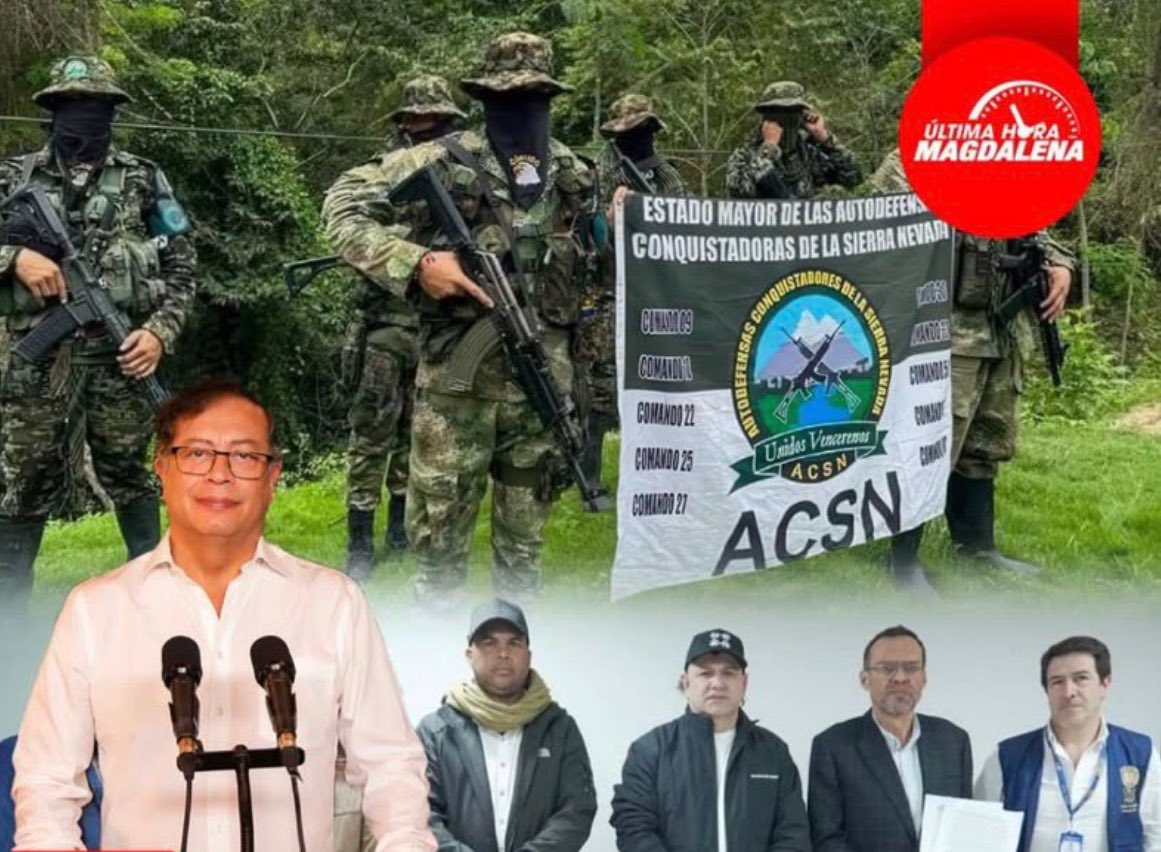 ¡Petro, su permisividad da asco! Mientras usted divaga, "Los Pachencas" mandan en Magdalena y La Guajira: extorsionan a todos y usan el puerto para su droga con total impunidad. Deje de perseguir fantasmas y ponga en cintura a estos narcos. ¡Sea serio!
#PetroPermisivo