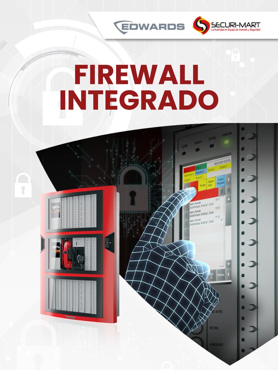 Securi_Mart's tweet image. ¿Su panel de incendio es seguro contra hackers? 🔓 Edwards EST4 sí. Con Firewall Proxy integrado y encriptación avanzada, es la plataforma de comunicación de emergencia más segura del mercado. Proteja el edificio y su red. #EST4 #CyberSecurity