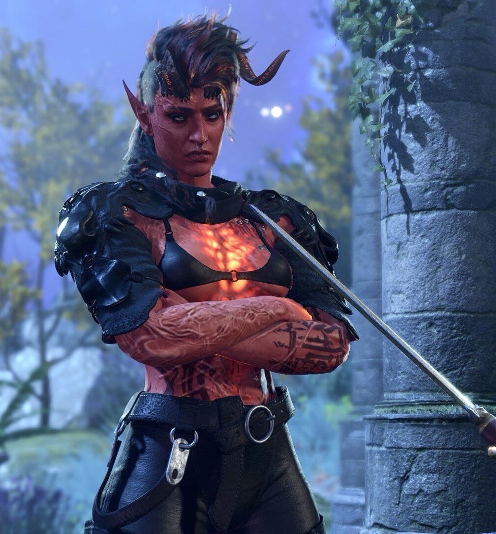 um karlach theres a big pointy thing like right in front of you yeah??