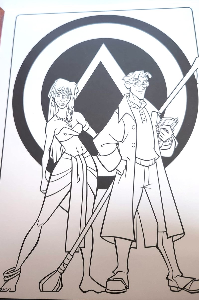 AtlantisTLE's tweet image. Did you know that in this edition of the "Disney: Activity and Sticker Kit," Princess Kida and Milo Thatch are featured? 💠 😱

#AtlantisisWaiting #Disney #AtlantisTheLostEmpire #Atlantis #ActivityBook