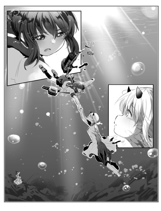 おはようございます

大体月1くらいの割合で
一般紙やコミカライズのオファーが来たのですが
経験上一般紙は月1連載しか
許してもらえないところしかないので
今の体調ではお引き受けできない悲しみ…

数か月猶予いただける
成人向け出版社様には頭あがらない((+_+))

※絵は艦これ 