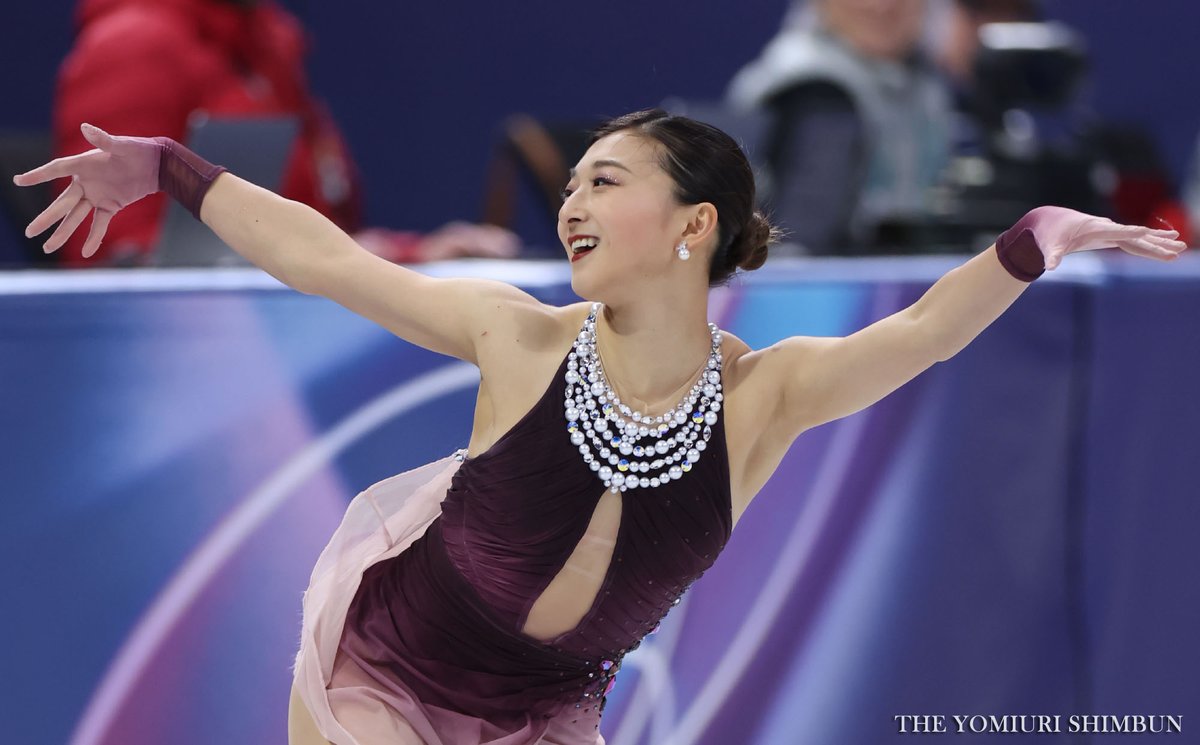tshashin's tweet photo. [ミラノ・コルティナ冬季五輪]
フィギュアスケート女子のフリー。今季限りの引退を表明している #坂本花織 選手は惜しくも2位。ショートプログラム首位の #中井亜美 選手は銅メダルを獲得しました

▽読売新聞の五輪特集はこちら
https://t.co/Vu1HXbZVk3

#TEAMJAPAN #MilanoCortinaOlympics2026 https://t.co/WCrayCavBb