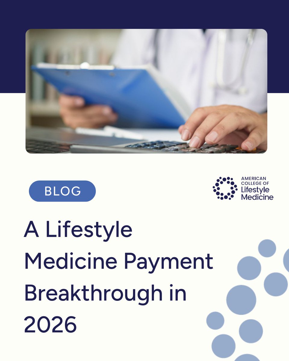 American College of Lifestyle Medicine tweet media