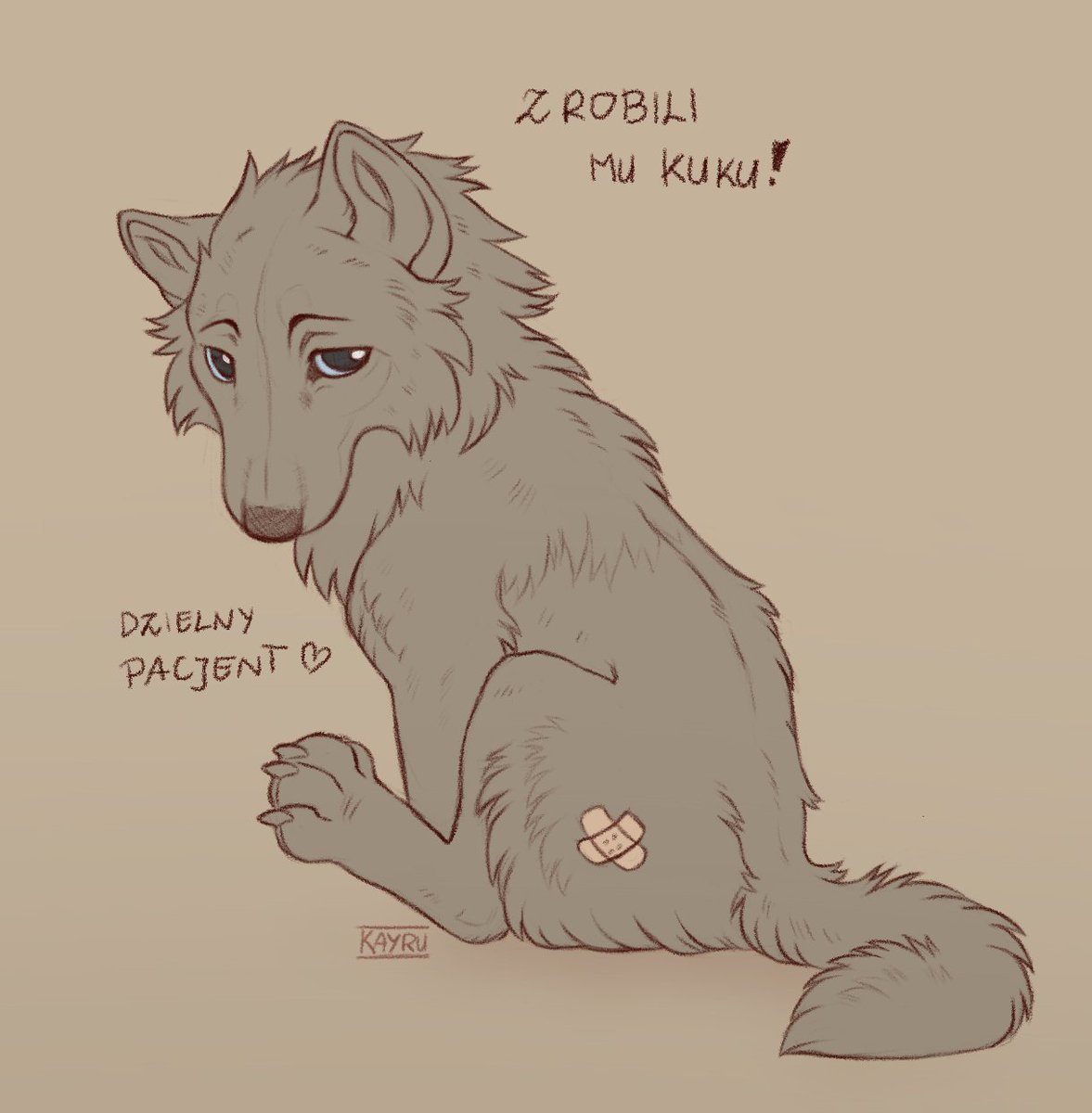 KayruArt's tweet photo. Brave patient #art #DigitalArtist #furryartwork https://t.co/vHC9DOnU3x
