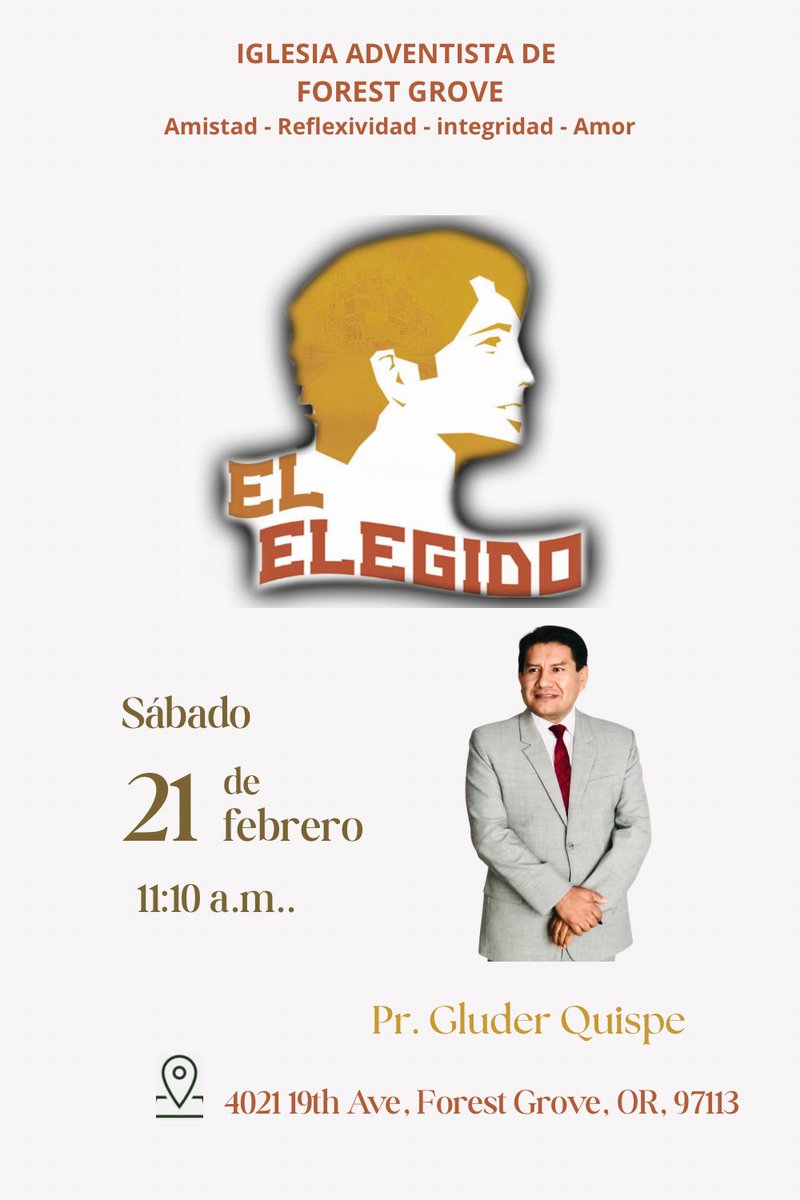 Con otro público, otra cultura, otro tiempo, después de haber pasado algún tiempo de compartir con los muchachos de la UPeU de los 3 campus de la UPeU, inició la serie: EL ELEGIDO.  #paratiiiiiiiiiiiiiiiiiiiiiiiiiiiiiii