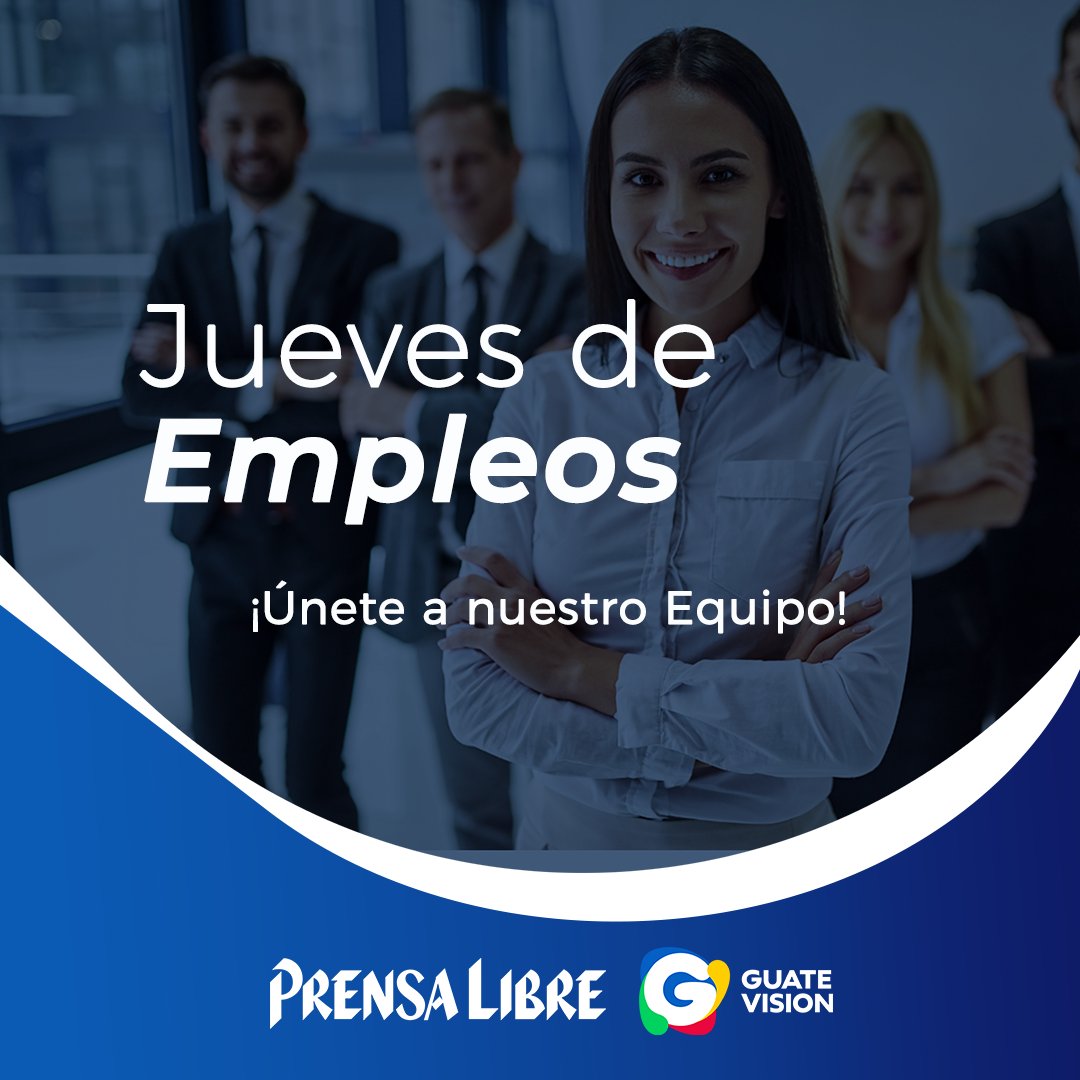 prensa_libre's tweet image. ✉️#PLEmpleos: Estamos en búsqueda de talento para formar parte de nuestro equipo.

#Empleos