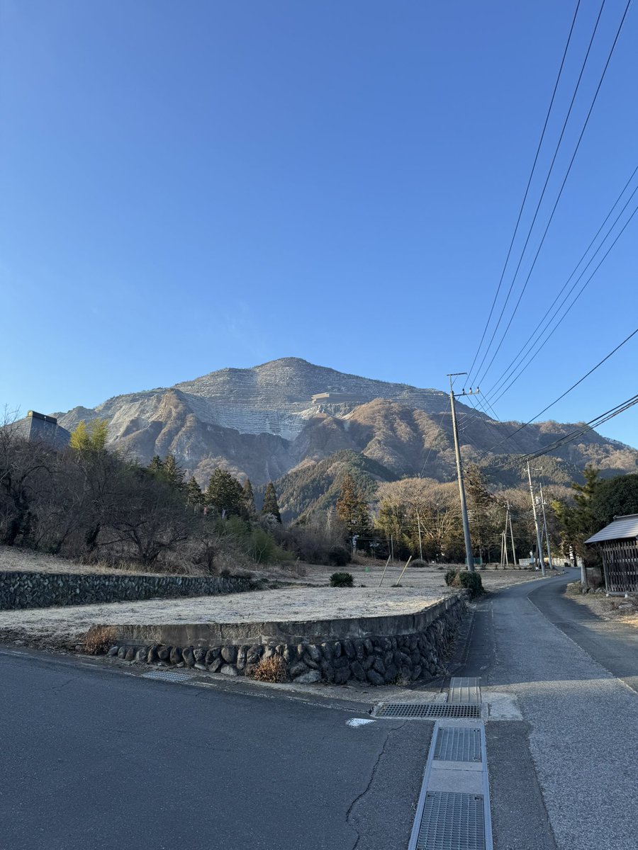 本日の武甲山