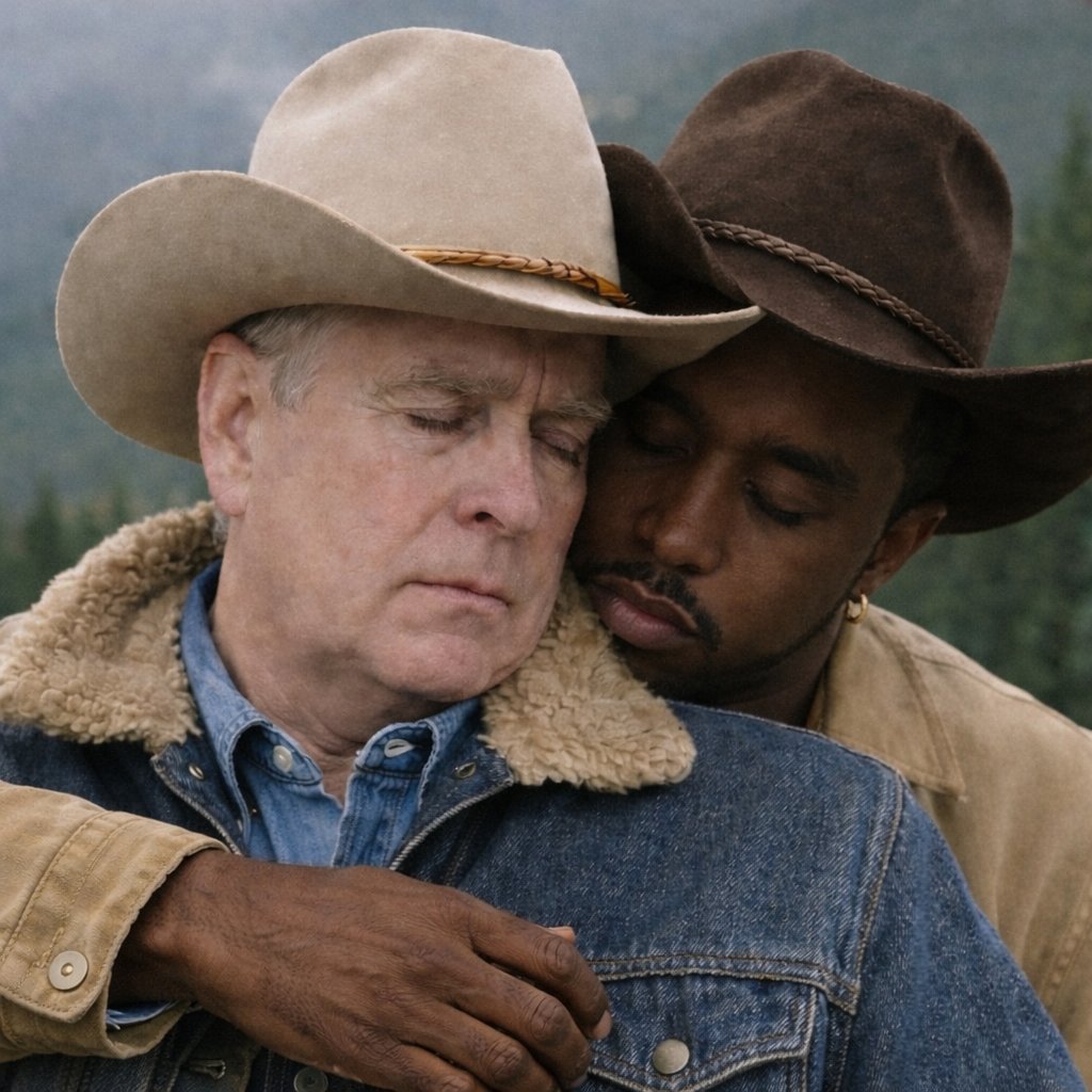 sometimes_done1's tweet photo. Mr. Brokeback Mountbatten will have the party of his life in prison. He won't miss Fergie. #MeghanMarkleExposed #PrinceAndrew #Epstein #MeghanIsTheProblem #MeghanMarkleAmericanPsycho https://t.co/KeO8xfqboq