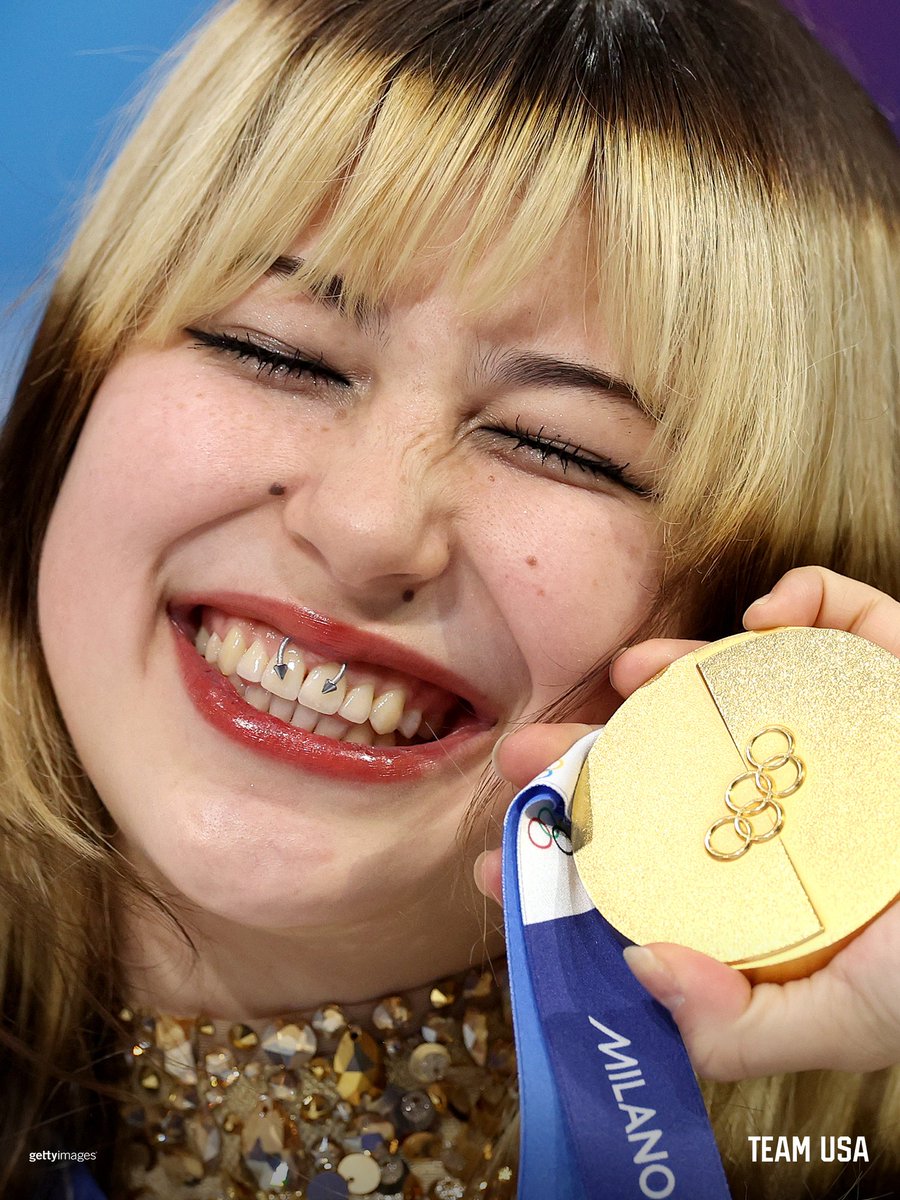 TeamUSA's tweet image. 100% Alysa. 100% gold. 🥇

#WinterOlympics
