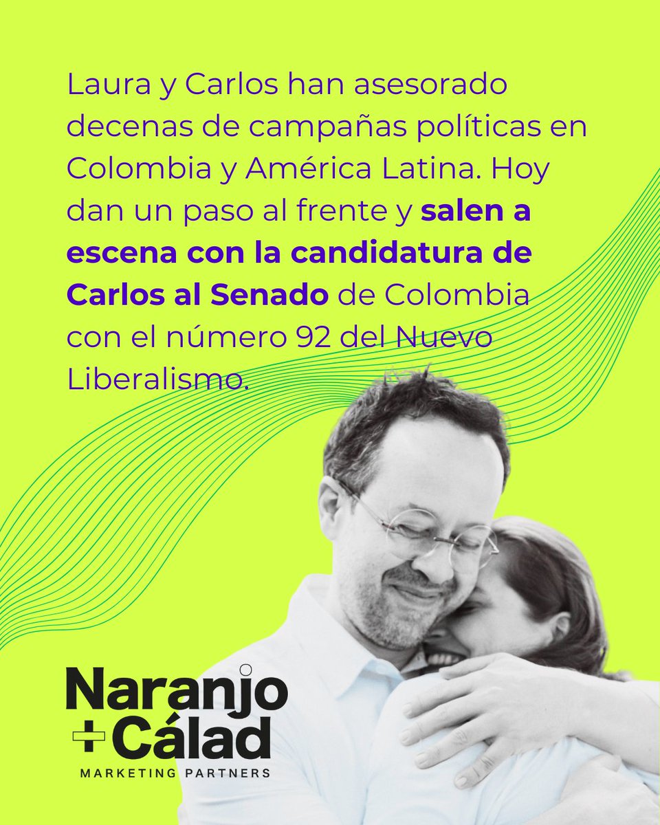 naranjocalad's tweet photo. De asesores a candidatos. Breve historia de la Campaña de Carlos Naranjo, socio fundador de NARANJO+CÁLAD, al Senado de Colombia con el número 92 del Nuevo Liberalismo por la Coalición Ahora Colombia. Más información en https://t.co/bZW6moiBeR https://t.co/QoTZfZPcAp