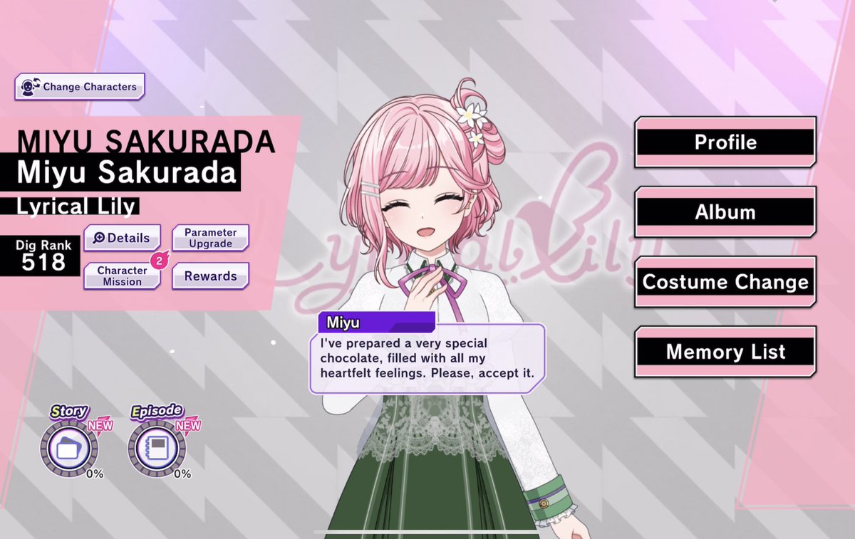 D4DJ #GroovyMix #グルミク Valentine's Day messages