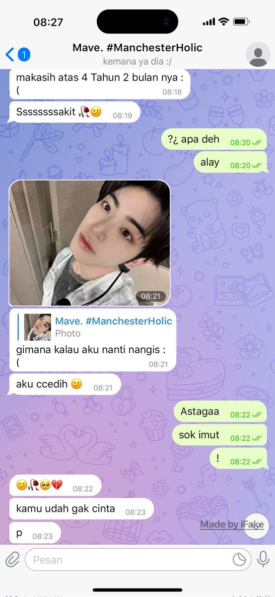 chochhang's tweet photo. Ini Malika &amp; Pacar emyu nya lagi, tapi kali ini bukan emyu topik utama mereka...

a #minchiberry one tweet au. https://t.co/BESYNnastH