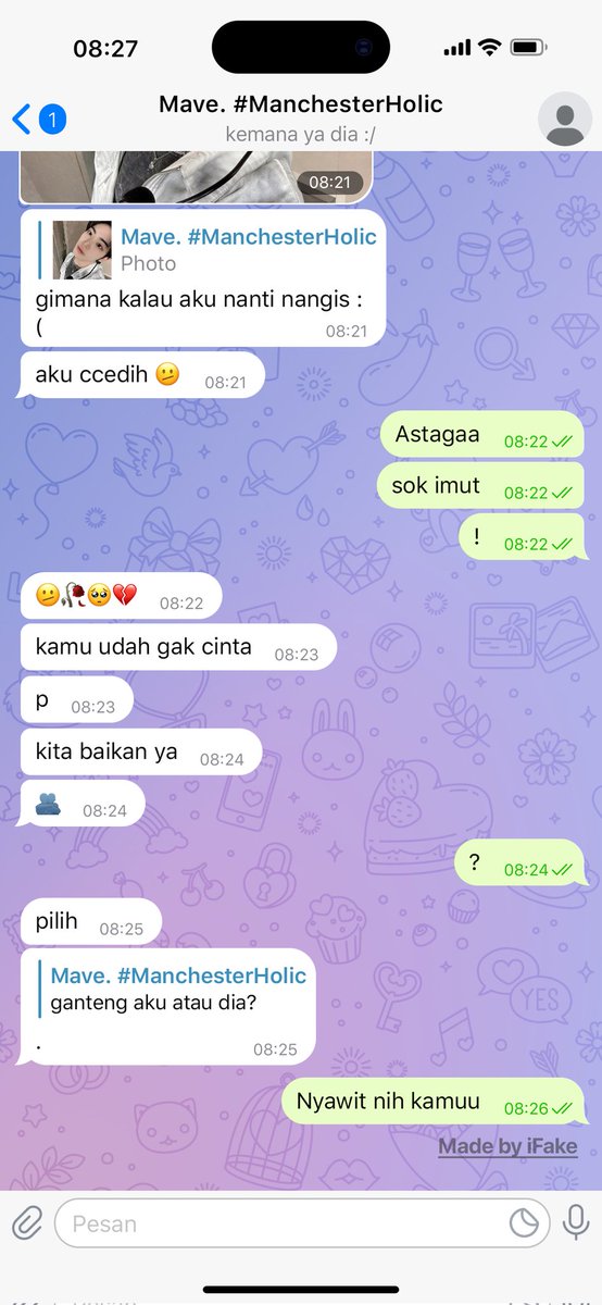 chochhang's tweet photo. Ini Malika &amp; Pacar emyu nya lagi, tapi kali ini bukan emyu topik utama mereka...

a #minchiberry one tweet au. https://t.co/BESYNnastH