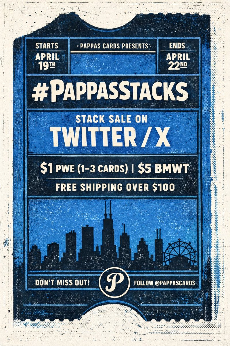 Pappas_Cards's tweet image. #PappasStacks Giveaway

Enter for a chance to win a Zion Williamson Net Marvels PSA 8 RC

How to Enter
1) Like This Post
2) Retweet a #PappasStacks post
3) Follow @Pappas_Cards