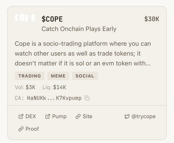 gCope
One of many updates, we are finally being recognized a step at a time and more updates like this are coming soon