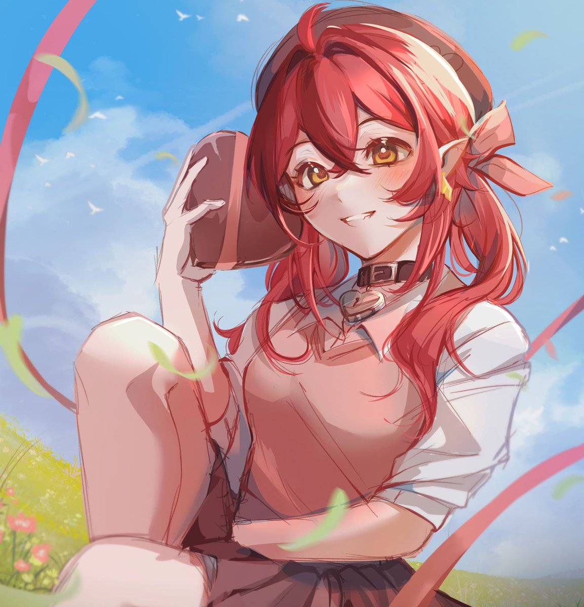 OPENING COMMISSION !

J'ouvre 2 places en commission 🫶🥹 
Illustration - Character design 
J’ai update mon portfolio et mes prix donc n'hésitez pas à checker ⤵️