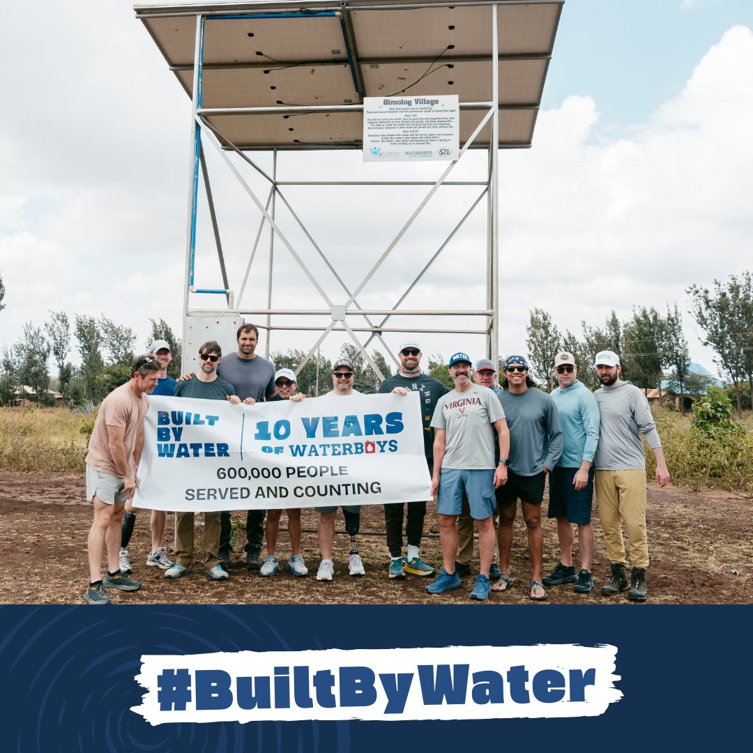 WaterboysORG's tweet photo. Yesterday, the Conquering Kili cohort visited Olmolog, where a Waterboys well began flowing 3 years ago.

Today, their well serves a primary school of 700 students, a health clinic, and more than 5,000 people.

@JOEL9ONE and our Kili crew wrapped the visit with some football! https://t.co/BKCFif2GTO