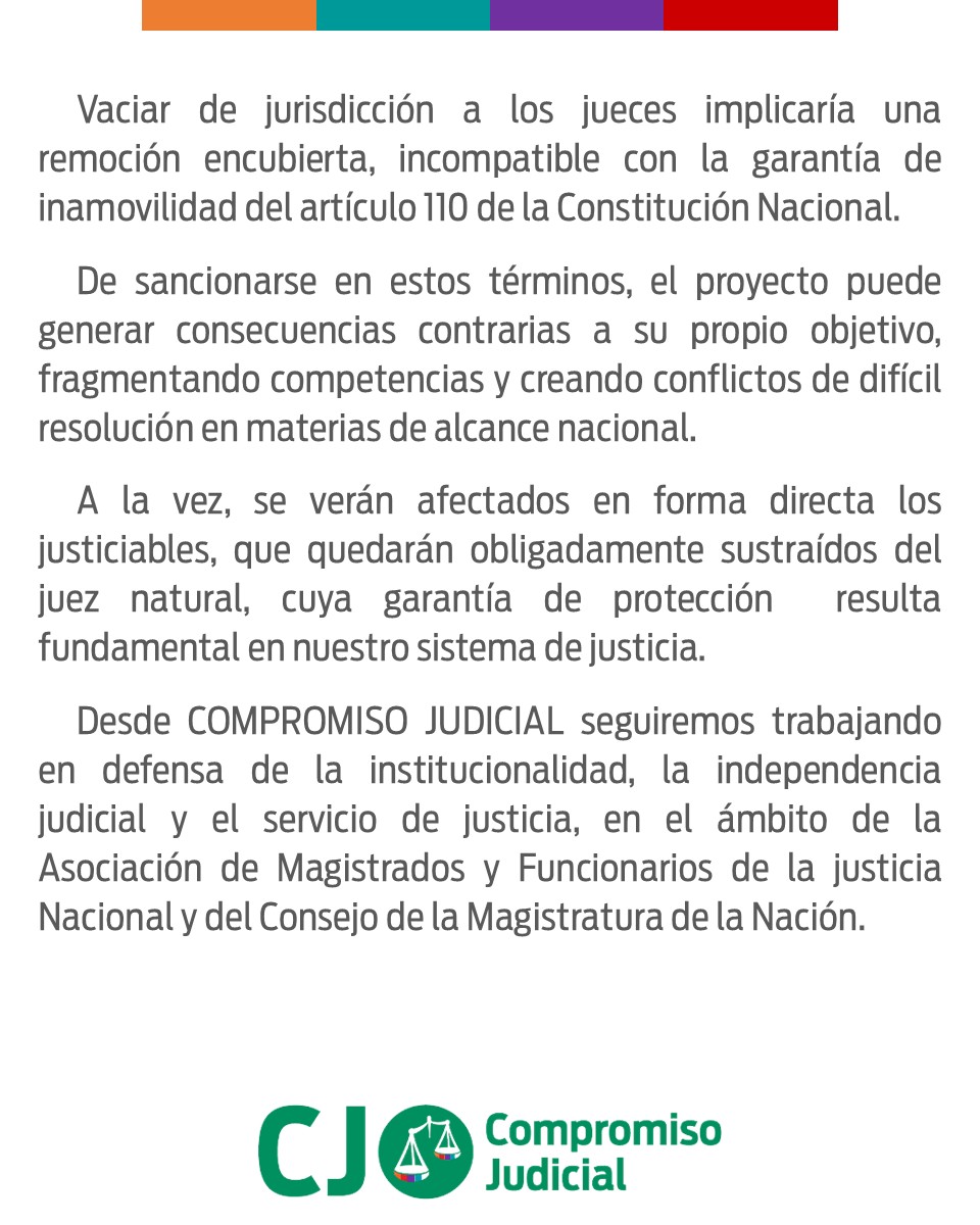 Compromiso Judicial tweet media
