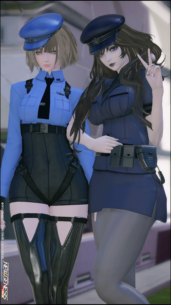 #メンテの日じゃないけどssを貼る
#PSO2NGS_SS
#PSO2NGS

「逮捕しちゃうぞ☆」