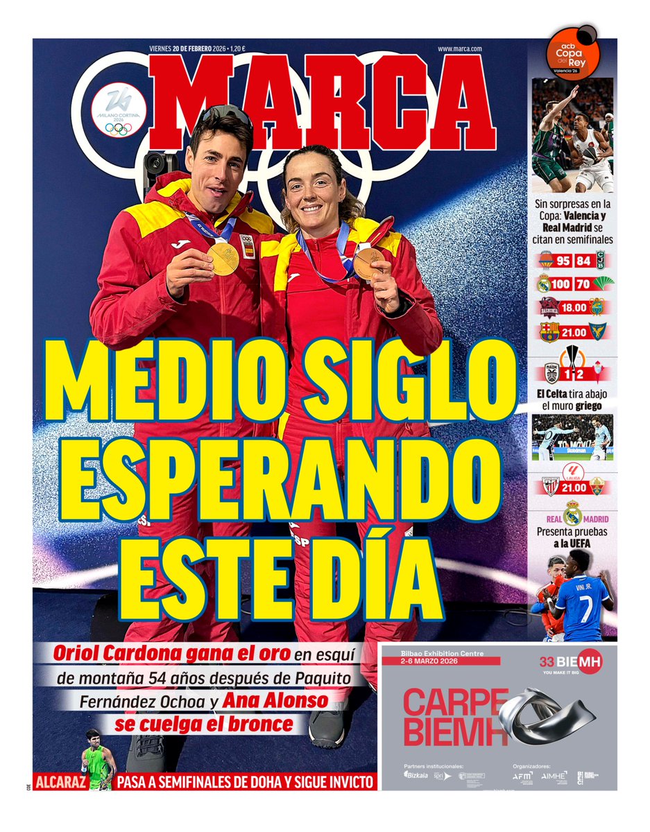 #LaPortada Medio siglo esperando este día 🥇🥉