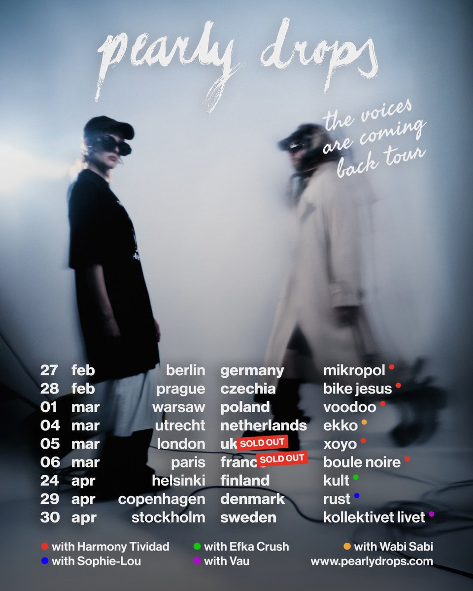 tour starts next week! rest of the tixx pearlydrops dot c0m :--)