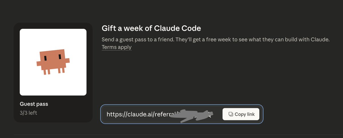 anyone need claude code for a week?
reply what you'll do with it