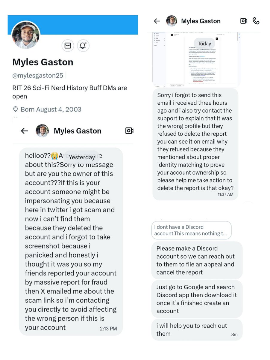 ⚠️SAFETY ALERT⚠️

FILE UNDER: Accts you probably don't want following you

<a href="/mylesgaston25/">Myles Gaston</a>
