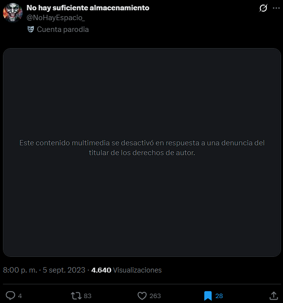 Acabo de entrar como después de 8 meses sin tocar la cuenta y resulta que me han tirado un video por la cara
Genuinamente creo que no tengo la copia original de ese video, oficialmente tengo un Lost Media me cago en todo