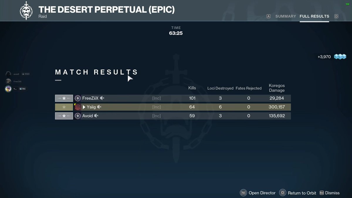 Trio Flawless EPIC DP, too much bugs, never again see you in June