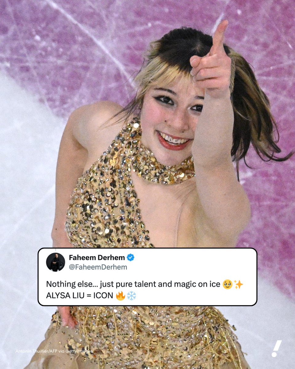 ALYSA LIU IS GOLDEN! 🏆

Liu earned the first individual Olympic medal for an American woman since Sasha Cohen’s silver in 2006 — the first gold medal winner since Sarah Hughes in 2002. And she did so with a smile, marking a triumph and return to glory for American women’s