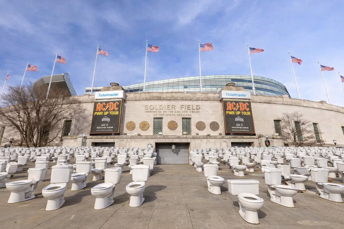 🚨 BREAKING: After consulting with the Prince of Porcelain, JB Pritzker, the Chicago Bears have found a way to stay in Chicago: by removing every toilet from Soldier Field to lower the property tax bill.