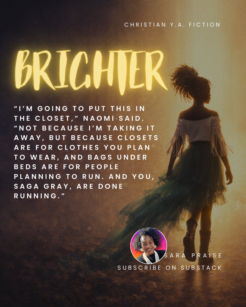 She was done running.

Not because it stopped hurting.
Not because it became easy.
But because survival required a choice.

BRIGHTER is not a soft story.

Five chapters drop tomorrow.
The full ebook is available now at the preorder price of $10.

DM me for details.