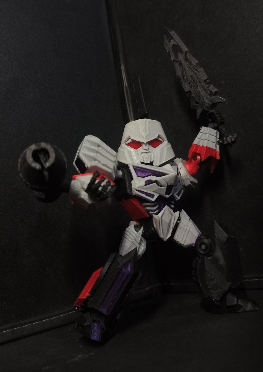 Ambus0399's tweet image. And it was not just the model. We need a Protype
Now, #Megatron actually exists

#FallOfCybertron #Maccadams #Toydesign #3Dprint