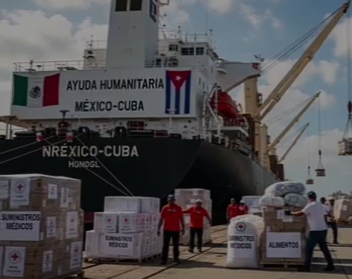 #CubaEstáFirme 
#CubaNoEstáSola 
¡Gracias México. El pueblo cubano les está eternamente agradecido!.
#Venceremos